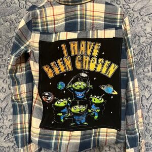 Toy Story Upcycled Flannel
